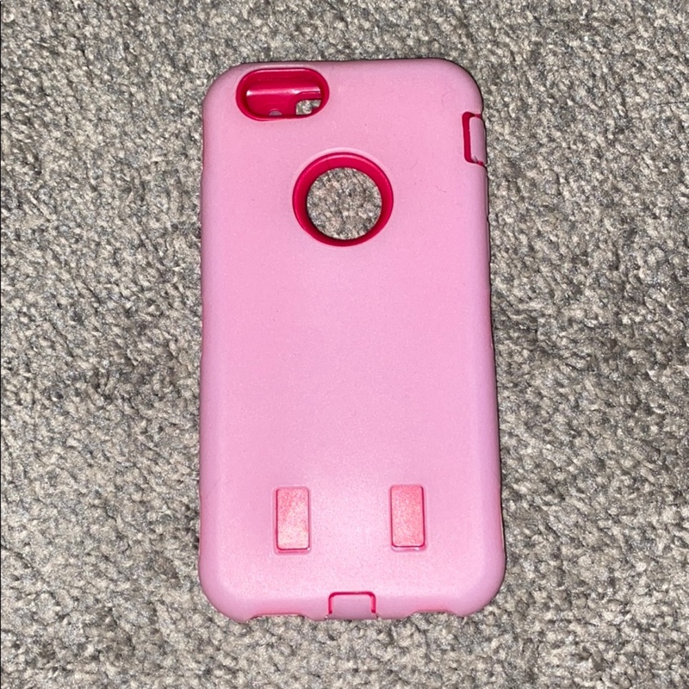 DARK PINK GLOW IN THE DARK IPHONE 6 CASE 🎀